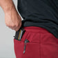 Red Carrier Joggers Mk.II with concealed carry pocket and retention belt for carrier retention