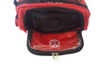 Red and black EMT Paramedic bag with emergency symbol, ideal fanny pack EMT for medical needs