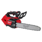 Red and black Milwaukee handle chainsaw m18 fuel top handle saw for efficient cutting