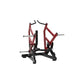Red and black plate-loaded chest press on SFE Commercial Combo Twist Machine showing twist row functionality