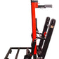 Red and black stair climbing hand truck dolly for easy heavy lifting at LINE2design-USA