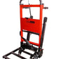 Red and black stair climbing wheelchair on LINE2design-USA Electric Stair Climbing Hand Truck Dolly