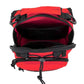 Red and black zippered waist pack with compartments for Bleeding Control Sling Bag