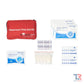 Red Classroom First Aid Kit with supplies for first responders and minor injuries