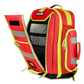 Red Scherber Ultimate First Responder Trauma O2 Backpack with reflective stripes and trim