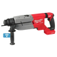 Red and gray Milwaukee 2916-20 M18 FUEL D-Handle Rotary Hammer with WiFi connectivity