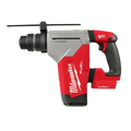 Red and gray Milwaukee FUEL cordless rotary hammer drill, model 2915-20 M18