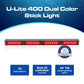 Red LED stick light from UBL U-Lite 400 Dual Color Stick Light for versatile illumination