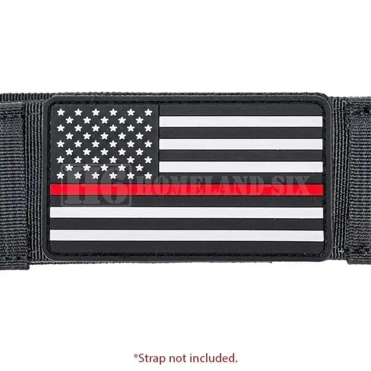 Red Line American Flag Patch - Chief Miller Apparel