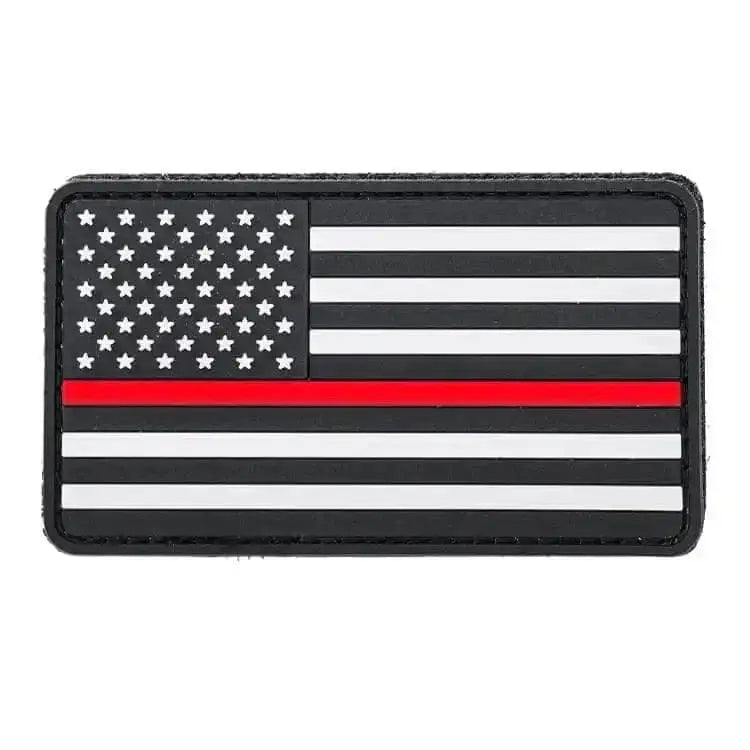 Red Line American Flag Patch - Chief Miller Apparel