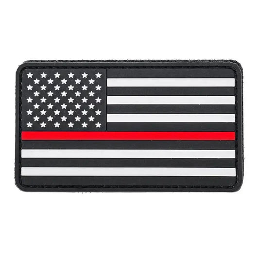 Chief Miller Red Line American Flag Patch Apparel