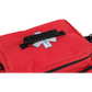 Red first aid bag with molle system in Scherber Basic First Responder Trauma Kit - Fully Stocked