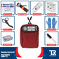 Red Bleeding Control Kit with Hemostatic Dressing and First Aid Supplies for Wall Mount