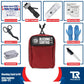 Red Bleeding Control Kit with Wall Mount and emergency supplies for effective hemostatic dressing