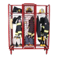 Red metal firefighter gear locker from Ready Rack Systems with maximum air circulation and salt spray test validation
