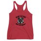 Red Police Women’s Racerback Tank featuring Do My Tattoos Matter Now design in vintage shocking pink