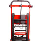 Red stair climbing hand truck dolly from LINE2design-USA for easy lifting and transport
