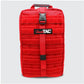 Red tactical first aid bag from Rip-Away Tactical Trauma Kit for first responders, firefighter, police