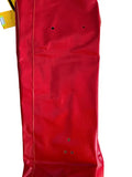Red vinyl bag with ventilation holes for Akron Quick Attack Firefighting Nozzle Cover