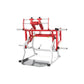 Red and white squat machine from SFE Commercial Power Safety Squat Machine for first responders