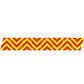 Red yellow chevron stripe forming a border on TET Tetrahedron Reflective Helmet 8 Pack