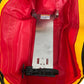 Red and yellow chute with metal mounting bracket on Standard BlitzFire Firefighting Nozzle Cover