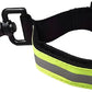 Reflective black and neon yellow dog leash handle for Heavy Duty Firefighter Glove Strap