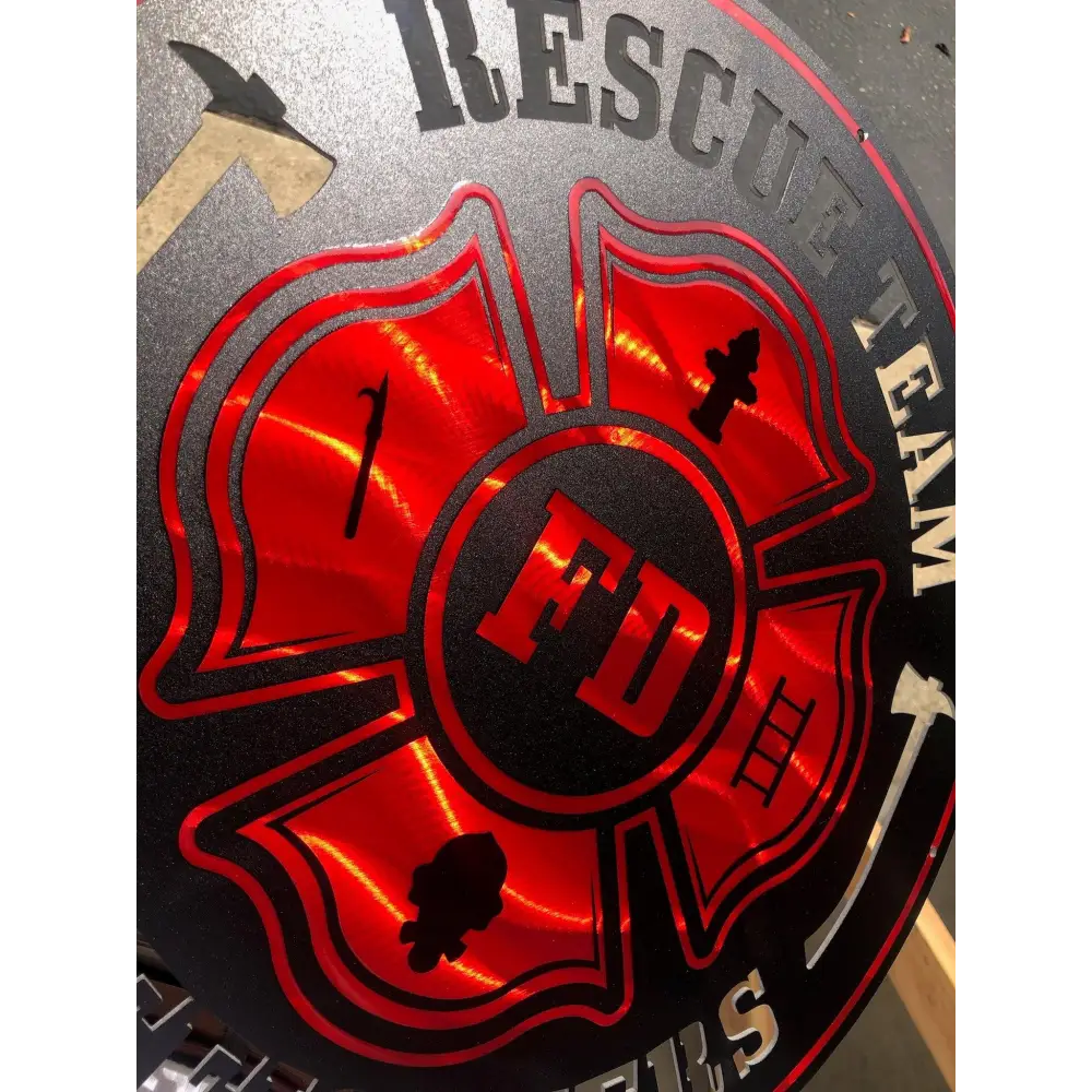 Rescue Team Firefighter Maltese Cross - Hero