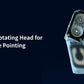 Rotating robotic head mechanism with dual sensors for Wuben X3 Beacon All-in-One Flashlight