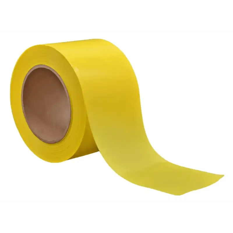 Bright yellow roll of WOD barricade flagging tape for safety in hazardous areas