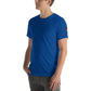 Royal blue Engine 19 Short-Sleeve T-Shirt with American flag patch on sleeve