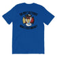 Royal blue firefighter short sleeve t-shirt with Do My Tattoos Matter Now design