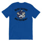 Royal blue Do My Tattoos Matter Now? t-shirt with cartoon graphic, perfect for tattoo lovers