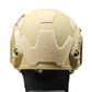 Tan RT2 Ballistic High Cut Helmet with rail mounts by Redemption Tactical