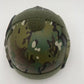 Military-style camouflage RT2 Ballistic High Cut Helmet by Redemption Tactical