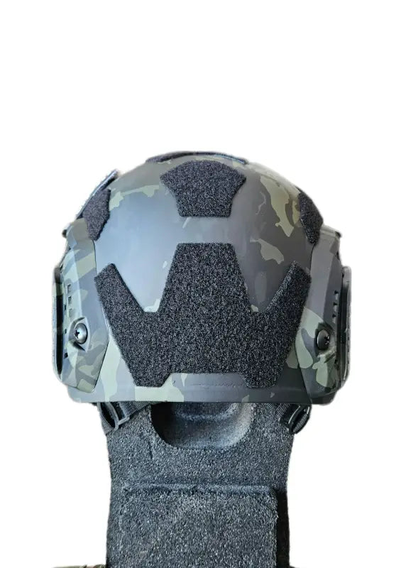 RT2 Ballistic High Cut Helmet in camouflage, part of Redemption Tactical gear