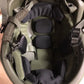 Military tactical helmet with internal padding and adjustment straps by Redemption Tactical