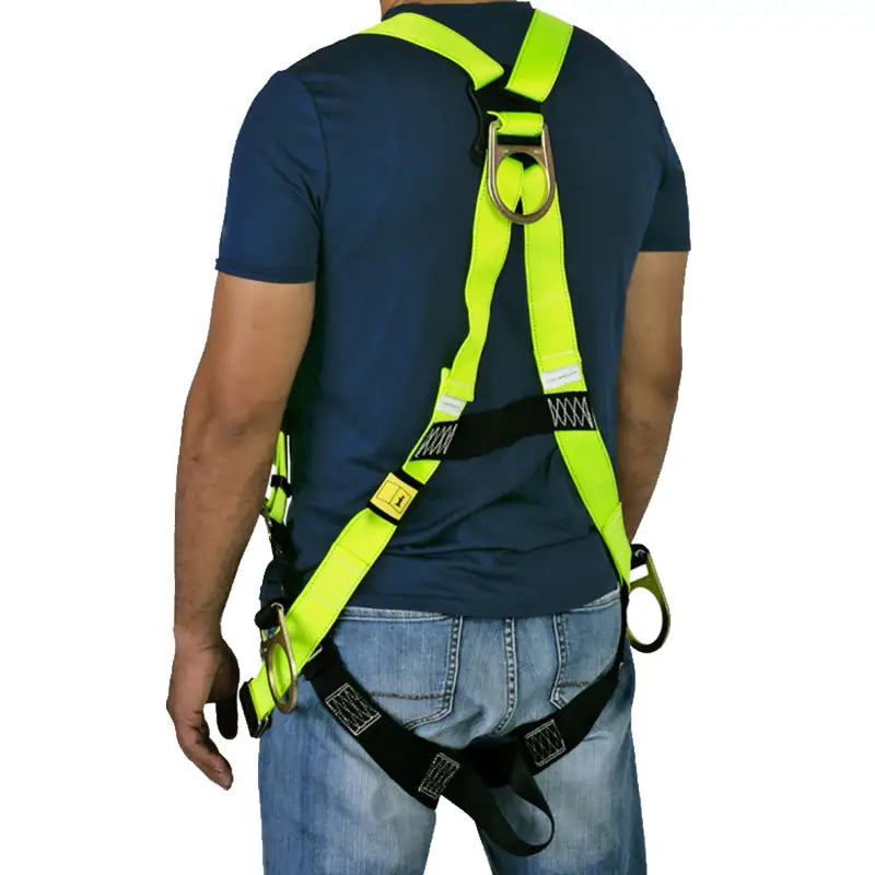 3D Fall Protection Safety Body Harness with durable shoulder straps for optimal safety