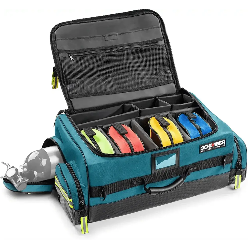 Scherber First Responder O2 Bag | Ultimate Professional EMT/EMS Trauma Oxygen Bag - Chief Miller Apparel