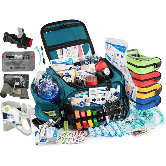 Chief Miller First Aid Kits Scherber Premium First Responder Trauma Kit W/Bleeding Control - Fully Stocked Apparel