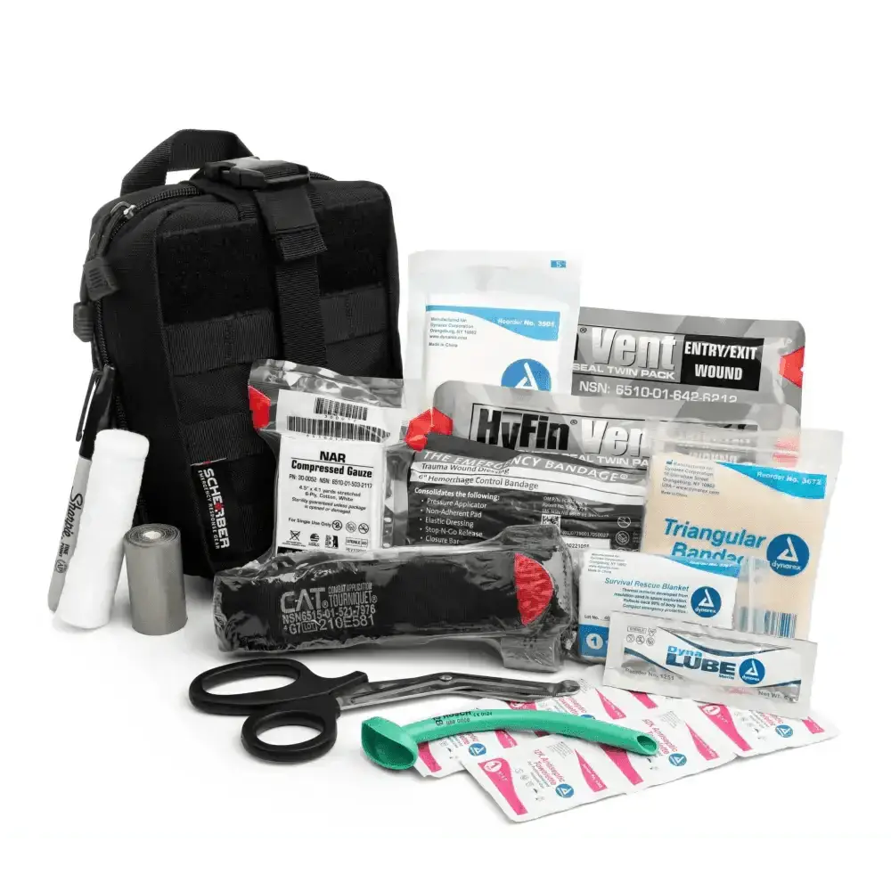 Scherber Premium IFAK Kit Trauma Pack - Fully Stocked - Chief Miller Apparel