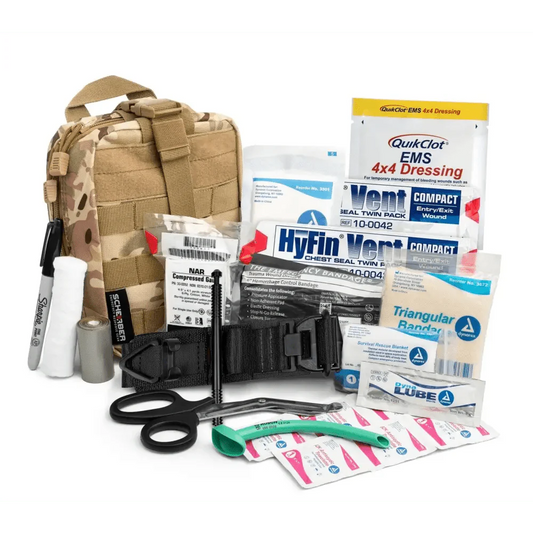 Chief Miller First Aid Kits Scherber Premium IFAK Kit Trauma Pack - Fully Stocked Apparel