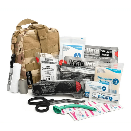 Chief Miller First Aid Kits Scherber Premium IFAK Kit Trauma Pack - Fully Stocked Apparel