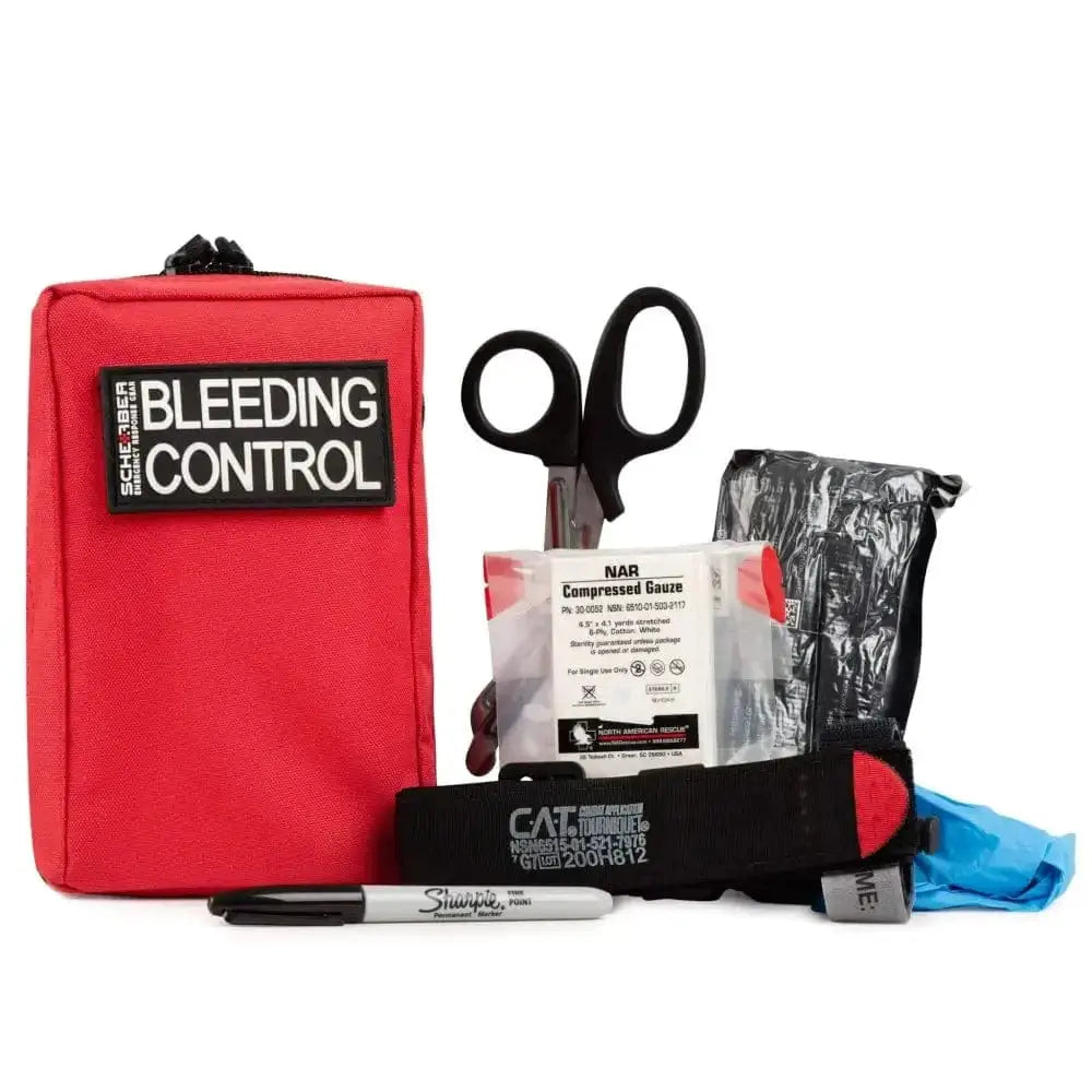 Scherber Public Access Bleeding Control Kit | Trauma Equipment, First Aid Supplies | Basic - Chief Miller Apparel