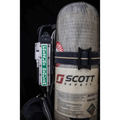 Scott Safety compressed air cylinder with gauge for IdentiFire Pressure Reducer on 3M Scott Air-Pak SCBA