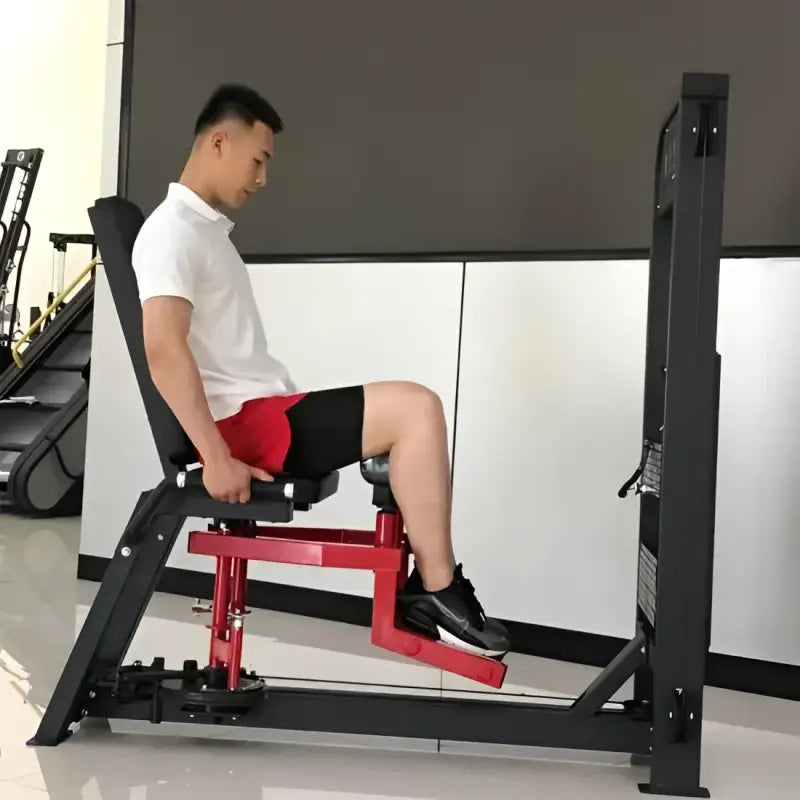 Seated calf raise machine for firefighters and first responders at SFE Commercial Inner & Outer Thigh Machine