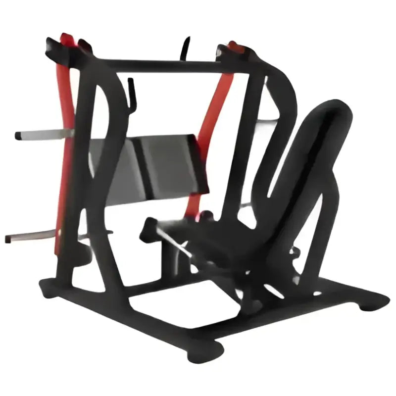 Seated SFE Horizontal Plate Loaded Leg Press showcasing durable design and functionality