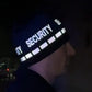 Security Beanie with reflective stripe for first responders, firefighters, and police