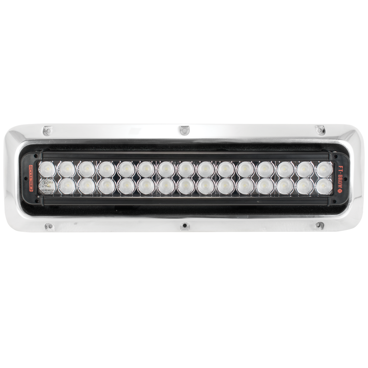 FireTech Semi-Recessed 30 LED Double Stack MiniBrow Scene Light