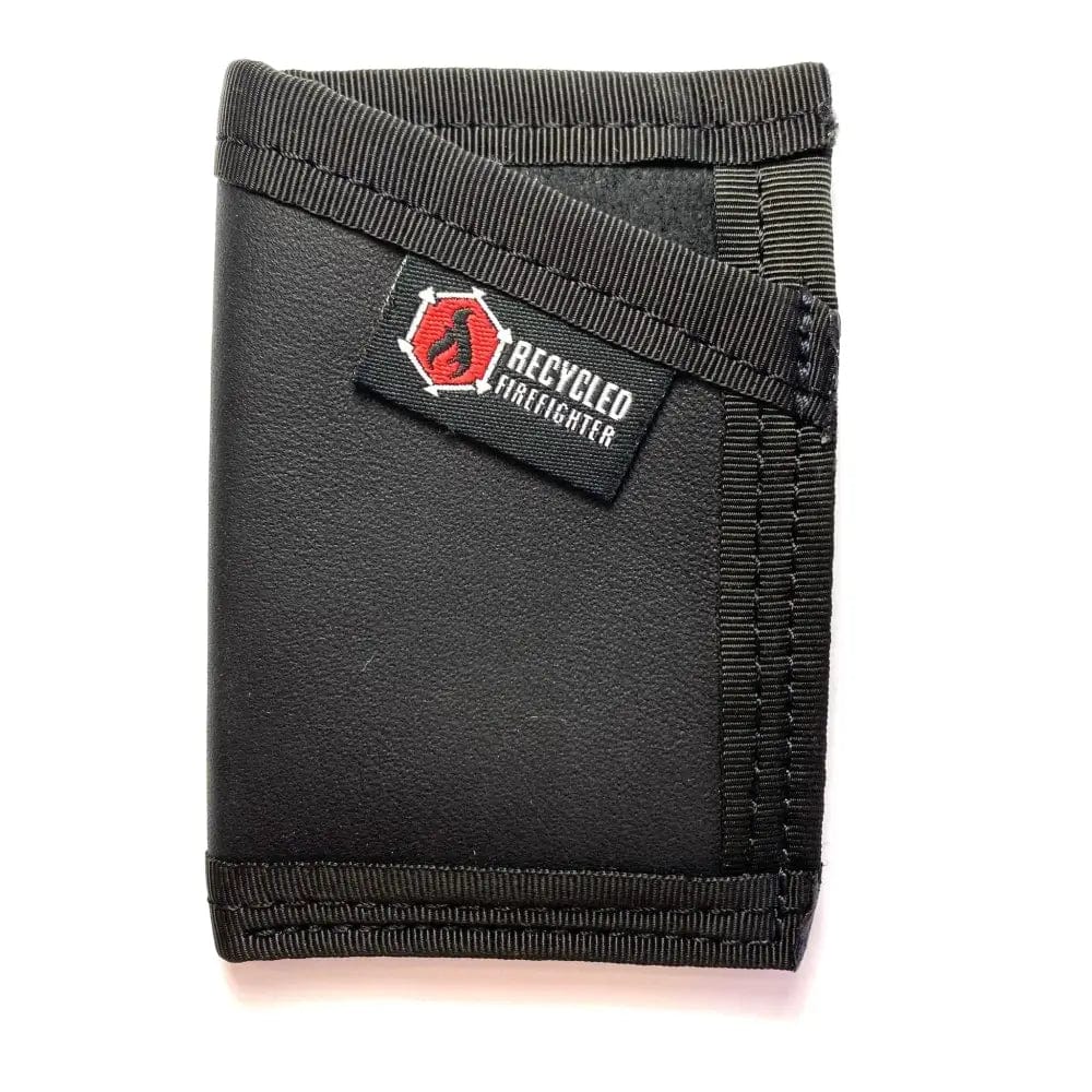 Chief Miller Wallet Sergeant Wallet in Combat Boot Leather and Genuine Fire Hose Apparel